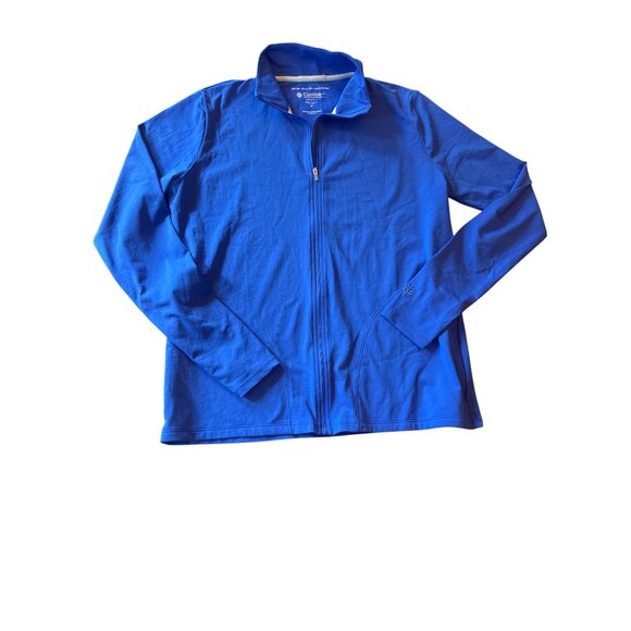 Coolibar Helani UPF 50+  Full Zip Royal Blue Sun Protection Size M Style 10412 - Picture 1 of 5